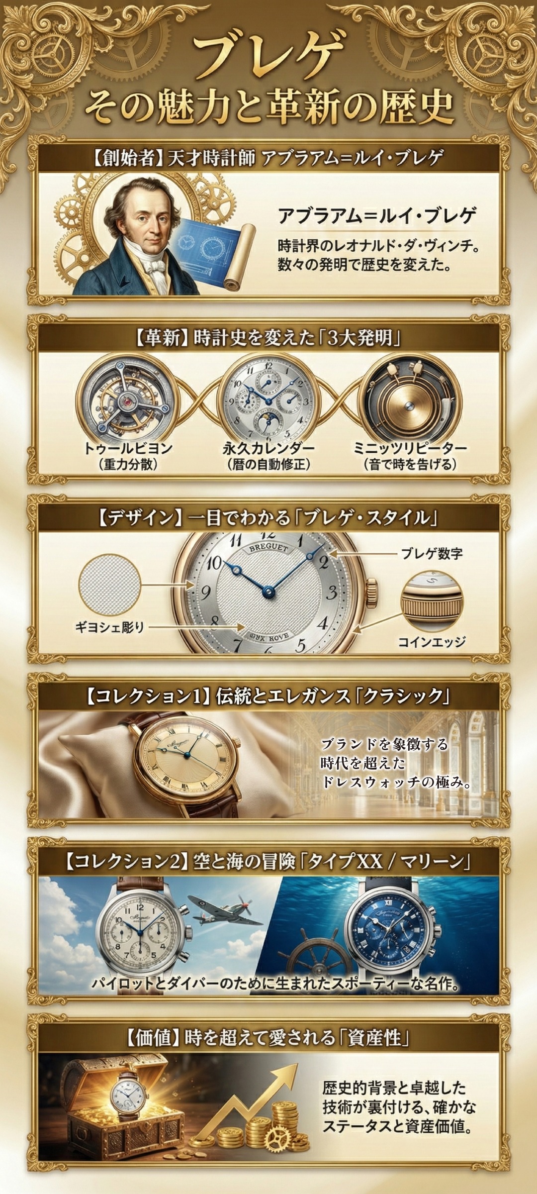 ブレゲとは?時計の歴史を200年早めた世界五大時計ブランドの魅力