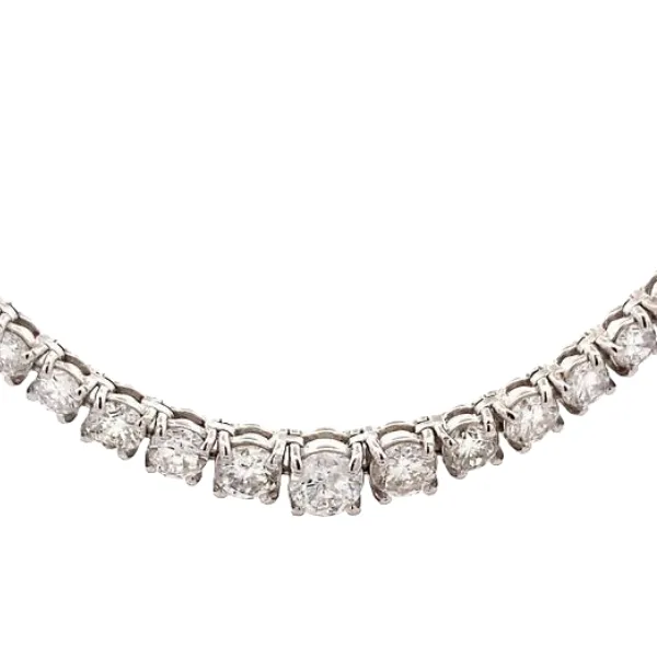 Pt･Pm850 ダイヤモンドネックレス 10.17ct