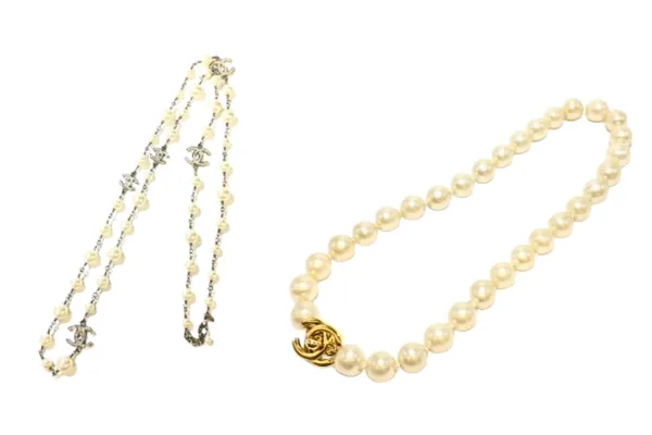 シャネル ネックレス/ネックレストップ B A12 A/フェイクパール/石付き シャネル ネックレス/ネックレストップ B 箱 96A/フェイクパール