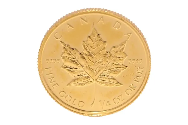 メイプルリーフ金貨の偽物の特徴