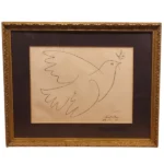 絵画 パブロ・ピカソ 平和の鳩 リトポスター