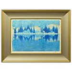 絵画 東山魁夷 碧い湖