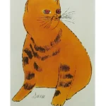 絵画 アンディ・ウォーホル 「サムという名の猫」より