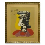 絵画 パブロ・ピカソ 「想像の中の肖像」より
