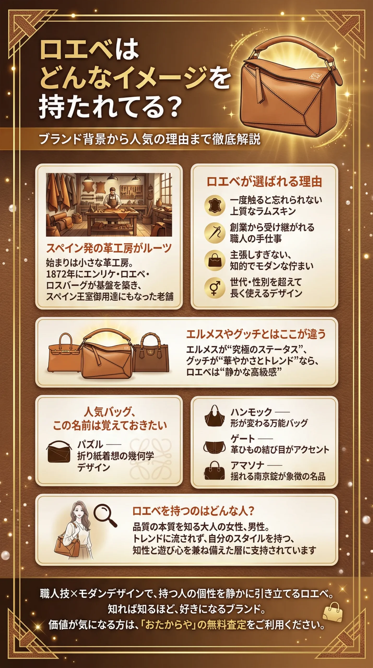 ロエベはどんなイメージを持たれてる？ブランド背景から人気の理由まで徹底解説！