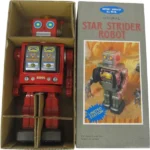 BATTERY OPERATED ALL META「ORIGINAL STAR STRIDER ROBOT」 ブリキロボット