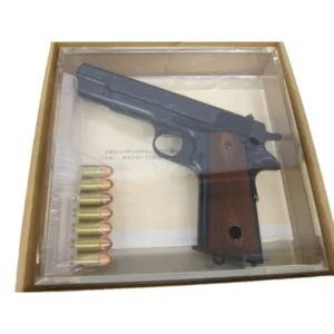 ROCKEN六研 BLOCK 3 M1911AI U.S ARMY JBシャノン エングレーブモデル クリスタルケース＆布袋付 モデルガン