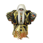 和洋人形 平野富山/鏡獅子/木彫に彩色/人形作家/歌舞伎舞踊