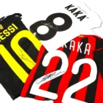 サイン入り サッカーユニフォーム LEO MESSI リオネル・メッシ KAKAカカ 3点セット