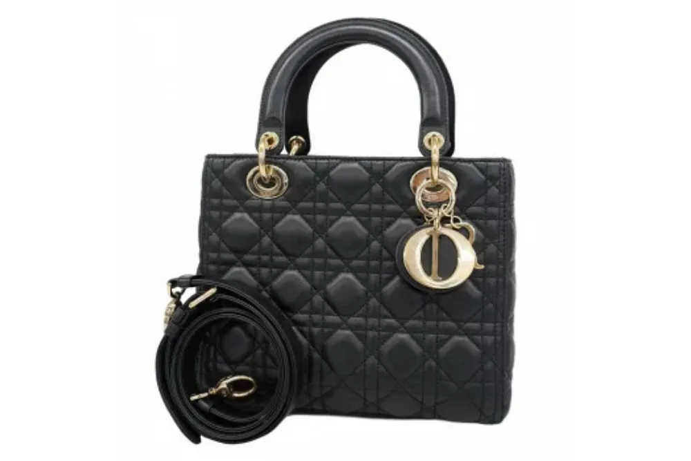 Christian Dior-Lady Dior Leather Black