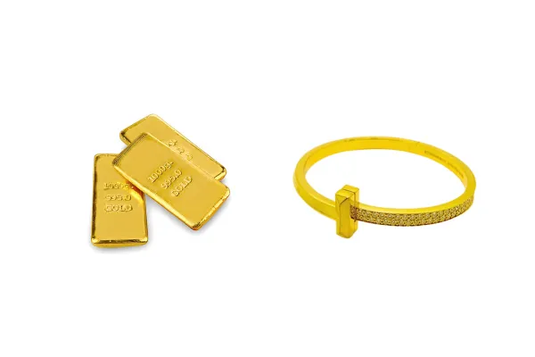 ティファニー Tワン ブレスレット　金のインゴット