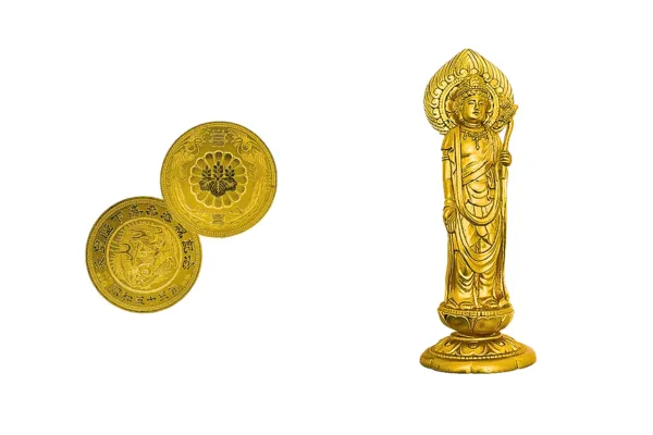 24金(K24)仏像　24金 (K24) 天皇陛下喜寿奉祝記念金貨