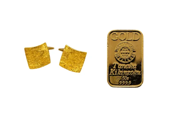 ミキモト カフス　24金 (K24) インゴット