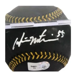 MLB サイン入り黒ボール 松井秀喜のサインかと思われます