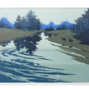 絵画 千住博 雨後の朝