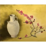 絵画 小倉遊亀 白磁に紅梅