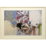 絵画 村上隆 本人サイン DOB君