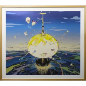 絵画 村上隆 空からマムがやってきた
