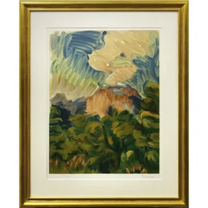 絵画 梅原龍三郎 夏山