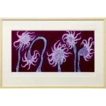 絵画 草間彌生 夜の花
