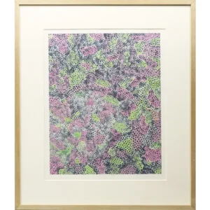 絵画 草間彌生 花さける信濃路