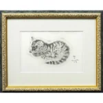 絵画 藤田嗣治 エリゴネ 猫の本より