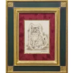 絵画 藤田嗣治 仔猫