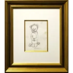 絵画 藤田嗣治 膝立ちの子供