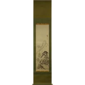 掛け軸 竹久夢二 山水
