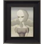 絵画 東郷青児 青い山