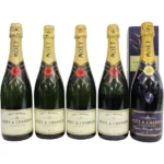モエ・エ・シャンドン MOET & CHANDON 白 シャンパン 5本セット