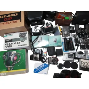 大量カメラ ジャンクセット SONY レンズ TELEPLUS MC7 SEKONIC FUJICA ポラロイド YASHICA 8-E LUMIX ELMO PROJECTOR