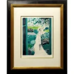 絵画 J.P.カシニョール 公園の散歩道