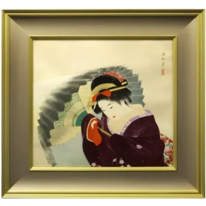 絵画 伊東深 水吹雪