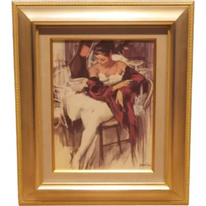 絵画 小磯良平 人物画 バレリーナ