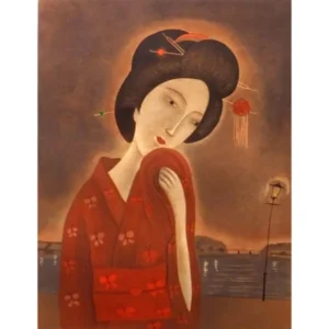 絵画 斎藤真一 隅田川