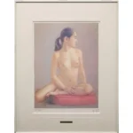 絵画 高塚省吾 珊瑚色のクッション