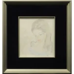 絵画 東郷青児 婦人像