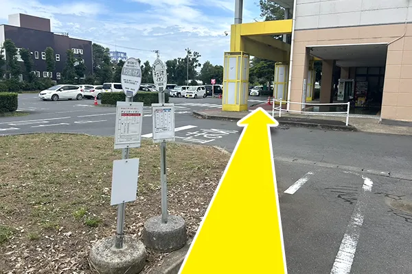 バス停「チェリオ イオン」で下車します。