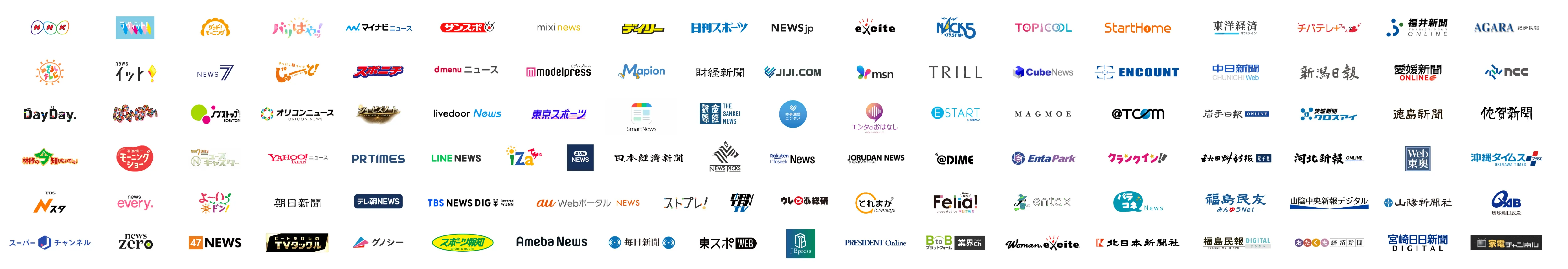 メディア掲載実績