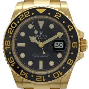 ロレックス GMT マスターⅡ 16718 ブラック文字盤