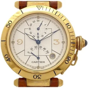 カルティエ パシャ パワーリザーブGMT W3014456