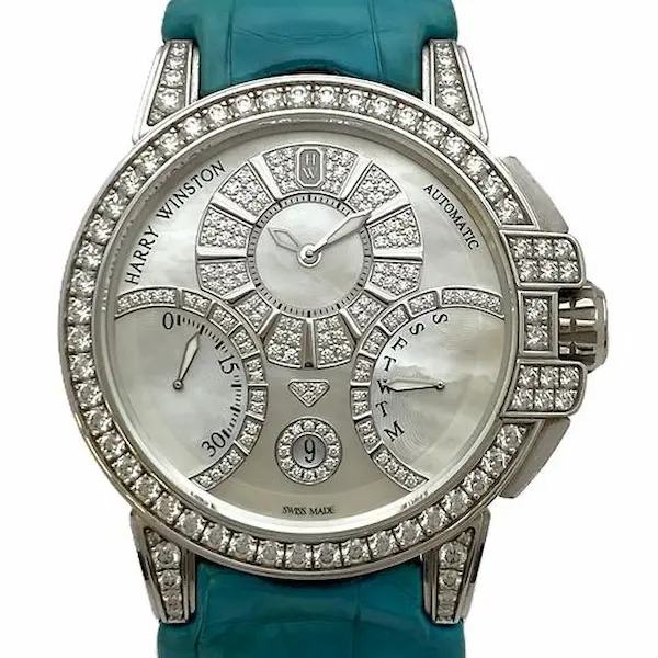 ハリー・ウィンストン　オーシャン・バイレトログラード　オートマティック 42mm　OCEABI42WW002
