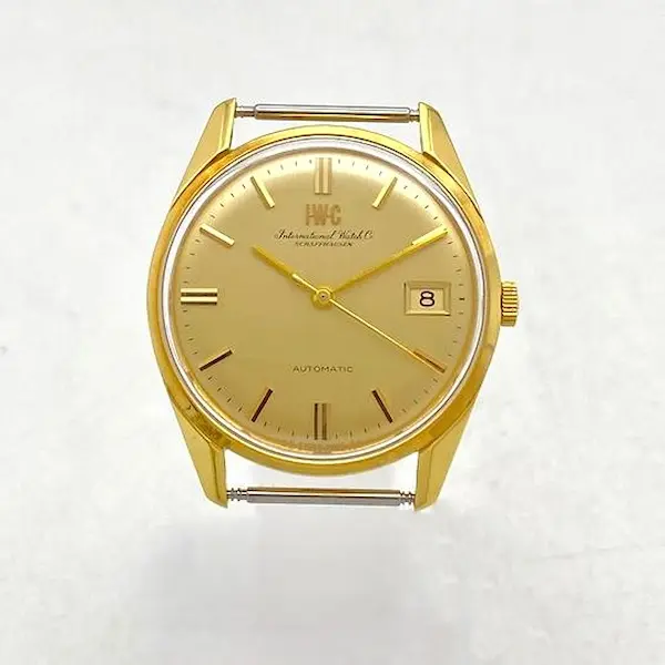 IWC　オールドインター　ラウンドデイト　金時計