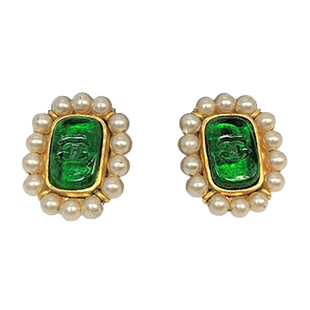 シャネル パール ピアス イヤリング