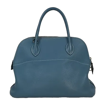 エルメス ボリード32 レザー ブルー