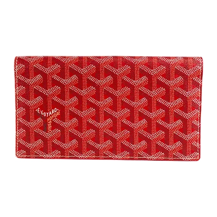 ゴヤール リシュリュー レザー レッド ウォレット