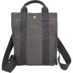 エルメス エールラインアドPM リュックサック キャンバス シルバー金具