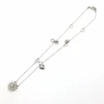 グッチ ダイヤ ネックレス K18WG