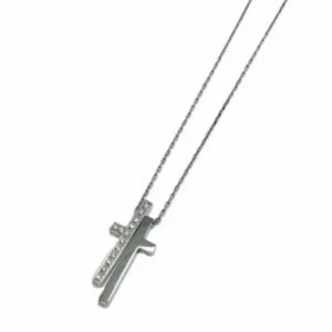 グッチ セパレートクロス ネックレス K18WG